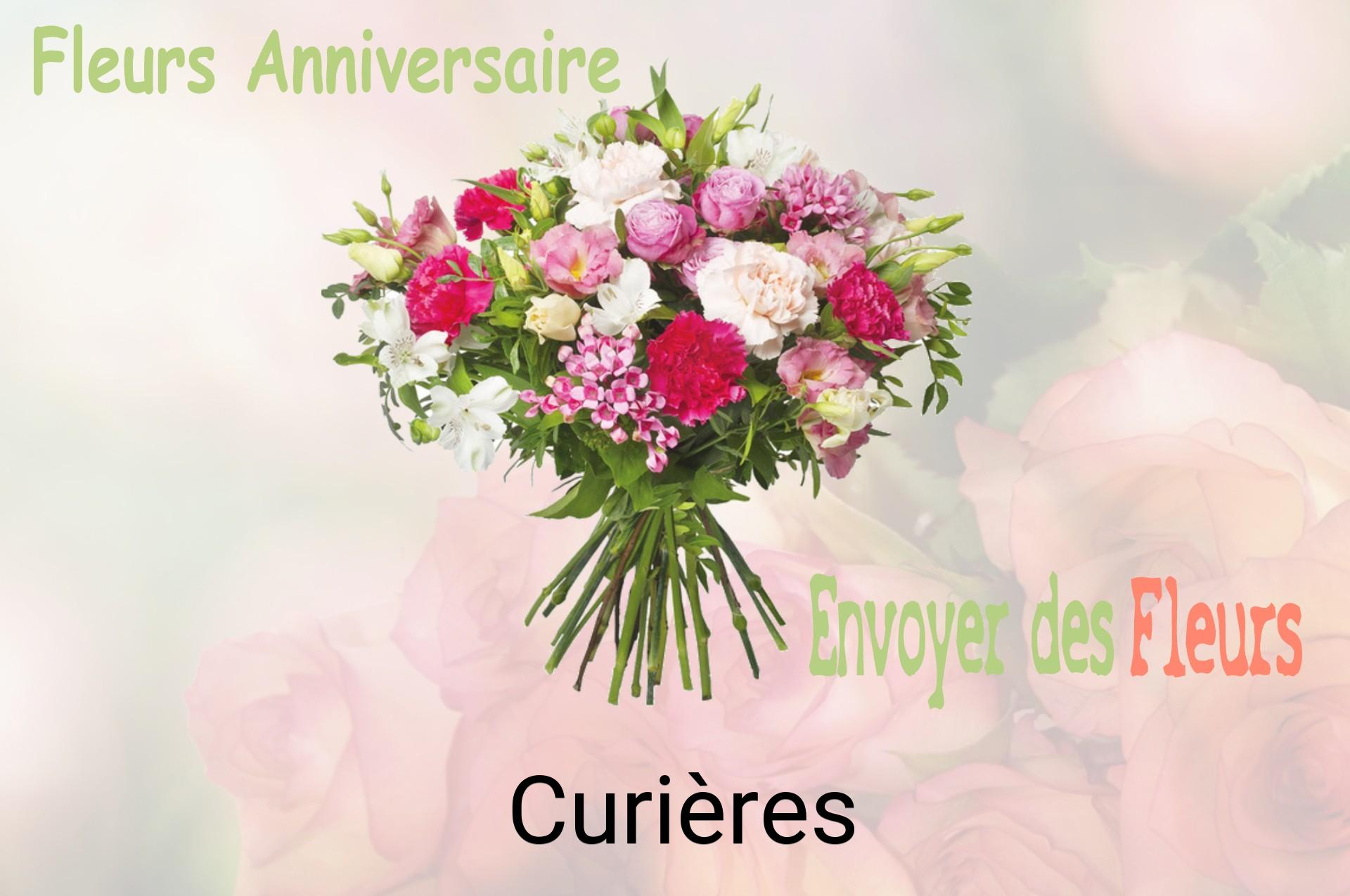 Bouquet de fleurs d’anniversaire livré à Curières